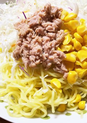 簡単冷やしサラダ麺-レシピのメイン写真