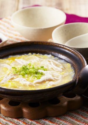 鶏の旨みを味わう 鶏だし雑炊-レシピのメイン写真