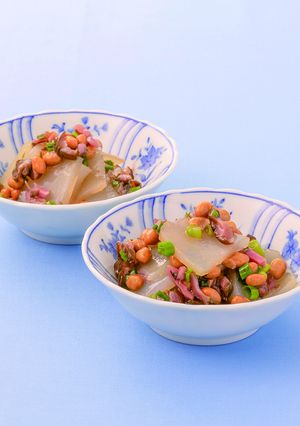 刺身こんにゃくの納豆和え-レシピのメイン写真