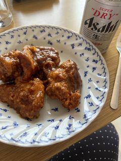 残ったカレーと唐揚げでカレー唐揚げ-レシピのメイン写真