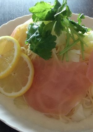 冷製生ハムのクリームパスタ-レシピのメイン写真
