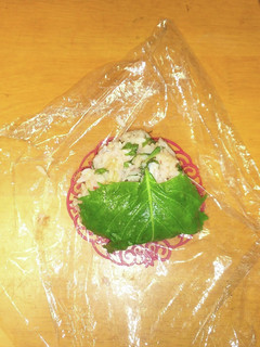 大葉しらす梅のおにぎり-レシピのメイン写真