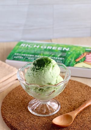 お豆腐アイスクリーム【青汁風味】-レシピのメイン写真