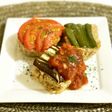 オーブンで楽チン★夏野菜ハンバーグ