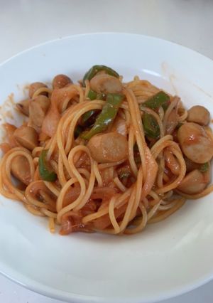 パッパッとナポリタン！-レシピのメイン写真
