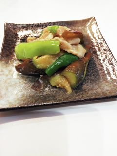 親父特製ナスとししとうの和風炒め-レシピのメイン写真