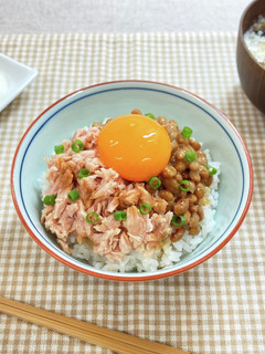 シーチキン納豆卵ご飯-レシピのメイン写真