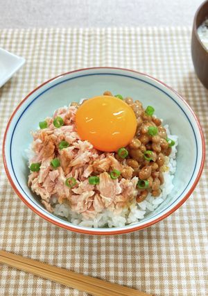 シーチキン納豆卵ご飯-レシピのメイン写真