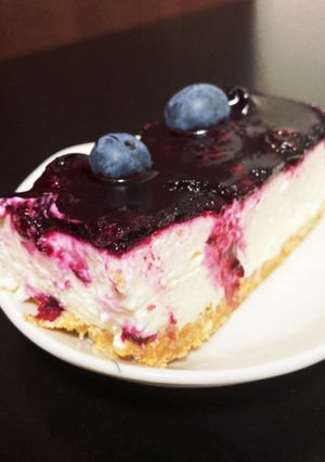ブルーベリーのレアチーズケーキ-レシピのメイン写真