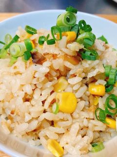 コーンとツナの炊き込みご飯-レシピのメイン写真