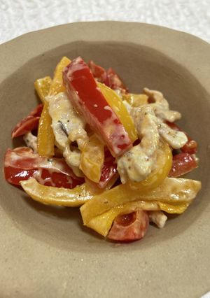 マカ・マヨネーズ味のパプリカサラダ-レシピのメイン写真