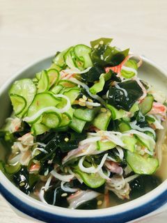 きゅうりとカニカマの酢の物-レシピのメイン写真