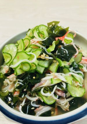 きゅうりとカニカマの酢の物-レシピのメイン写真