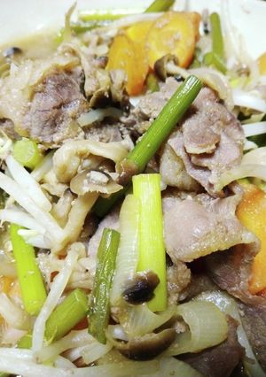 味付ラムで中華鍋ジンギスカン-レシピのメイン写真
