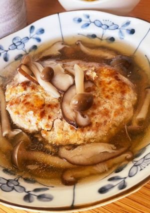 おだしで味わうお腹に優しい豆腐ハンバーグ-レシピのメイン写真
