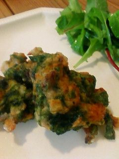 簡単!蓮根と海老とあおさの揚げ物-レシピのメイン写真