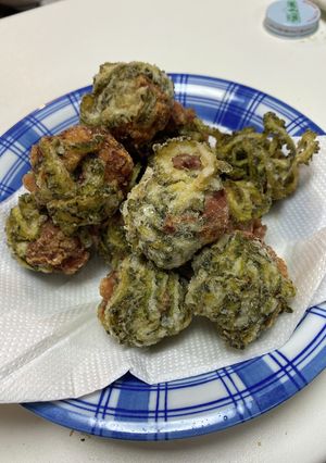 ゴーヤと豚こまの唐揚げ-レシピのメイン写真