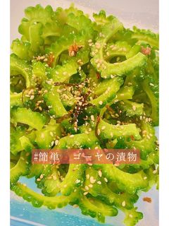 簡単ゴーヤの漬物-レシピのメイン写真
