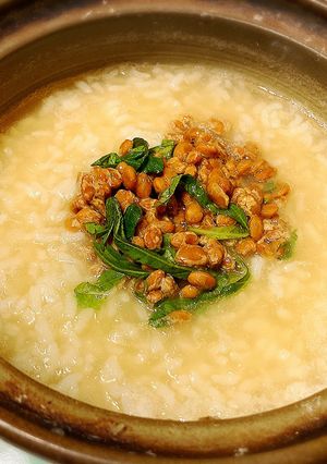 消化に優しいあっさり納豆おろし雑炊-レシピのメイン写真