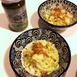 キャベツとジャガイモのバジルソースあえ