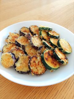 茄子とズッキーニのチーズパン粉焼き-レシピのメイン写真