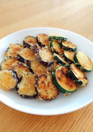 茄子とズッキーニのチーズパン粉焼き-レシピのメイン写真