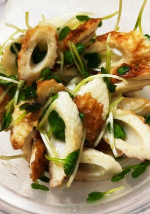 ちくわとかいわれの麺つゆ和え-レシピのメイン写真