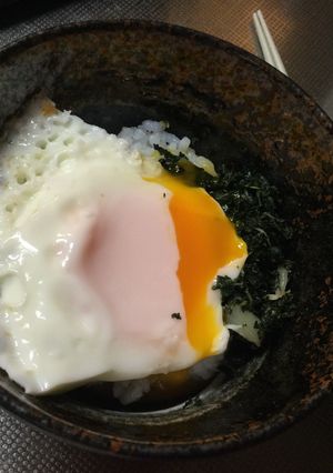しそニンニク塩　とろ黄身　ごはん　-レシピのメイン写真