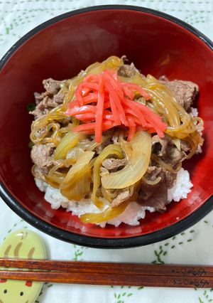 やっぱり家の牛丼♡-レシピのメイン写真