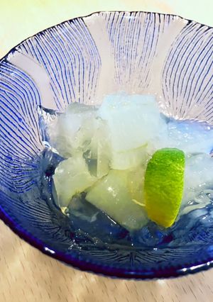 涼＊ゼラチンで簡単！冬瓜の煮こごり風-レシピのメイン写真