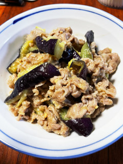 ナスと豚肉の味噌炒め-レシピのメイン写真