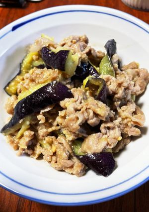 ナスと豚肉の味噌炒め-レシピのメイン写真