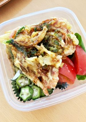 残った蒲焼きのタレで天丼-レシピのメイン写真