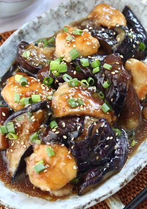 コスパ最強！ナスと鶏むねの甘辛ジンジャー-レシピのメイン写真