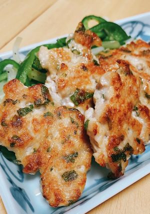 鶏むねで！梅しそ肉団子-レシピのメイン写真