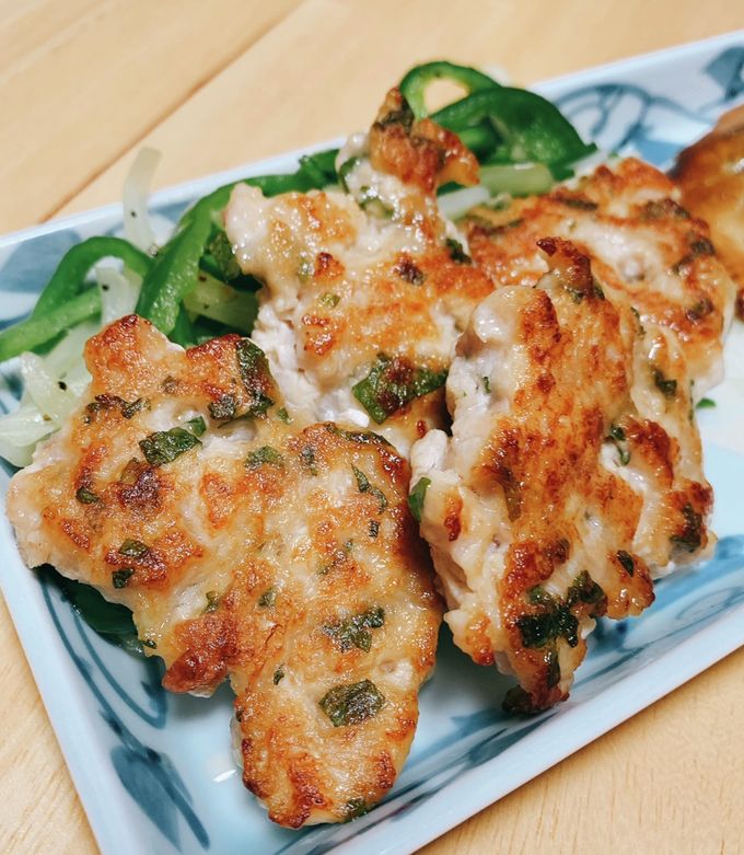 鶏むねで！梅しそ肉団子-レシピのメイン写真