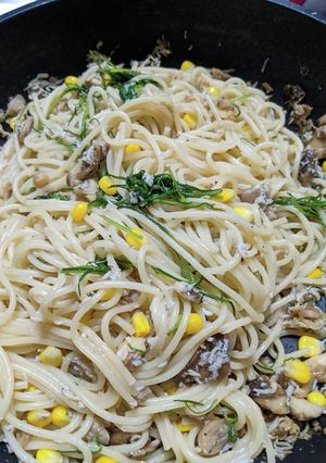 素材を活かす！ZEPPIN☆しらすパスタ-レシピのメイン写真