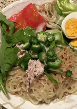 簡単で野菜満載冷やし中華-レシピのメイン写真
