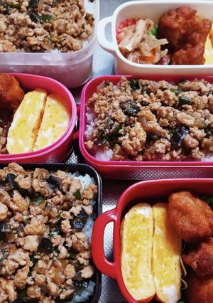 高校生息子、旦那、娘弁当(8/9)-レシピのメイン写真