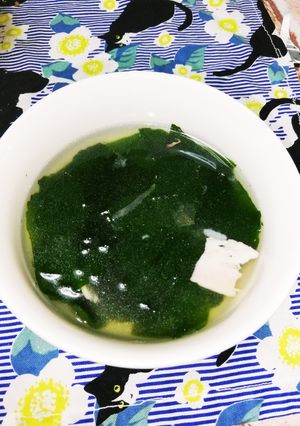 超超手抜きワカメスープ-レシピのメイン写真