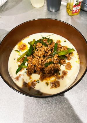 必要なもの最小限！坦々麺風スープ-レシピのメイン写真
