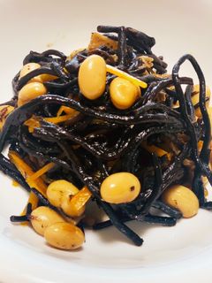 栄養満点!大豆入りのひじき煮-レシピのメイン写真