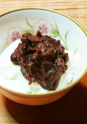 あずきヨーグルト-レシピのメイン写真