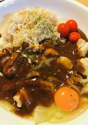 レトルト●チキンさっと炒めのカレー-レシピのメイン写真