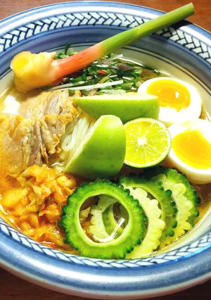 ザワークラウトアレンジ冷麺塩豚・発酵玉葱-レシピのメイン写真