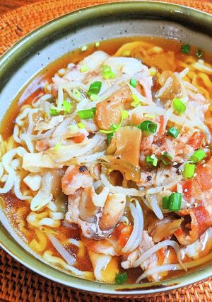豚肉ザーサイらーめん-レシピのメイン写真