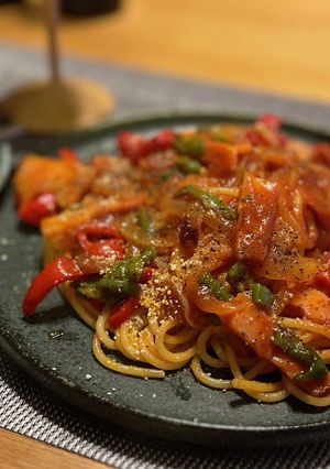 ピリ辛が最高★大人のナポリタン-レシピのメイン写真