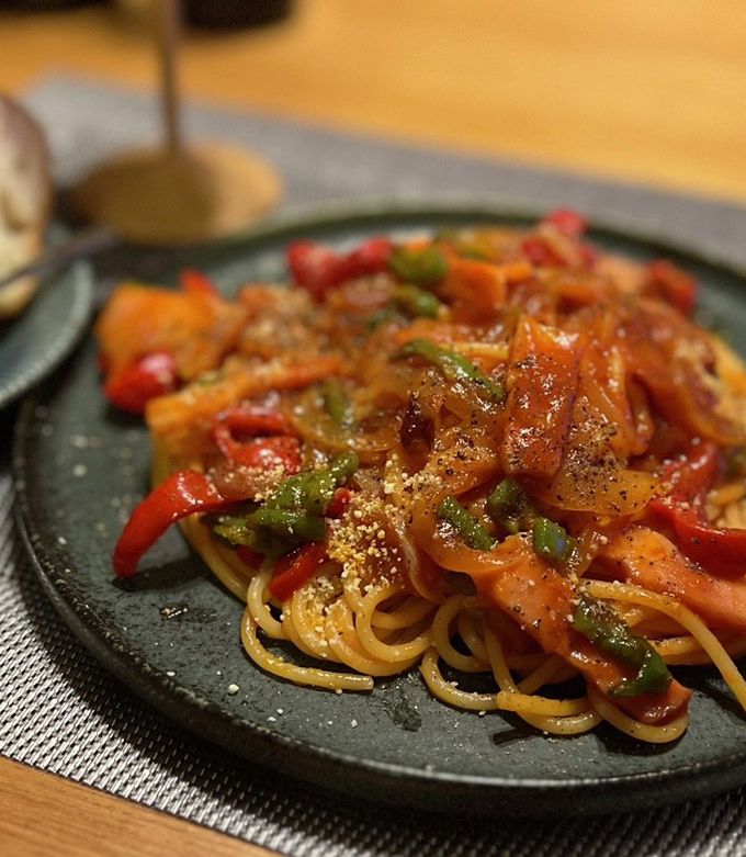 ピリ辛が最高☆大人のナポリタン by 551Makochi 【クックパッド】 簡単