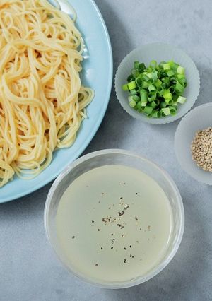 塩レモンつゆの豆そうめん-レシピのメイン写真