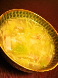 白菜のとろ~りスープ-レシピのメイン写真